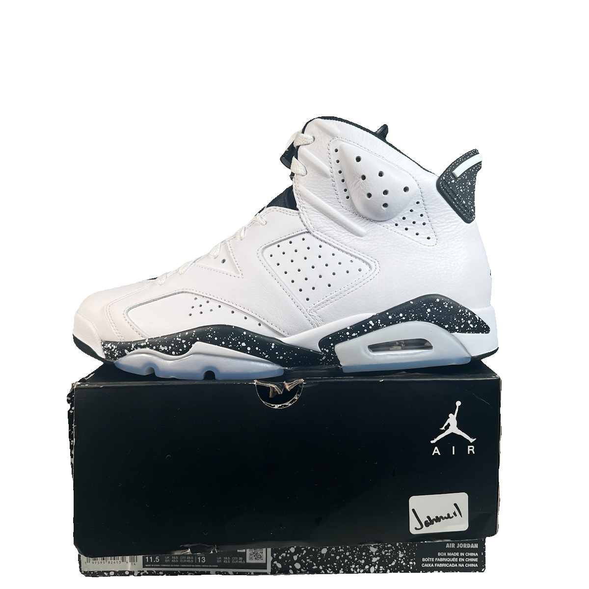 Jordan 6 Reverse Oreo (2024) Size 11.5 NEW s23322