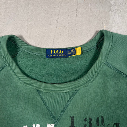 Polo Ralph Lauren Green Athletic Division Crewneck Size XXL USED v18992