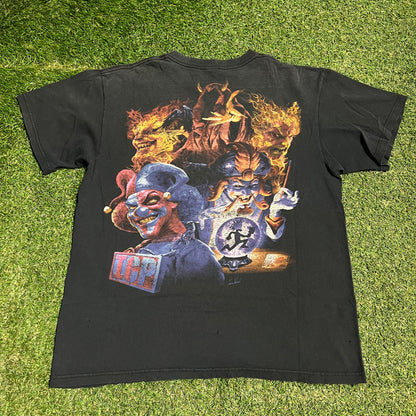 Y2K Isane Clown Posse Double Sided Black Tee Size Large USED v16045