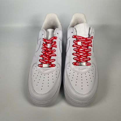 Nike x Supreme Air Force 1 Low White (2020) Size 10.5 USED s18509