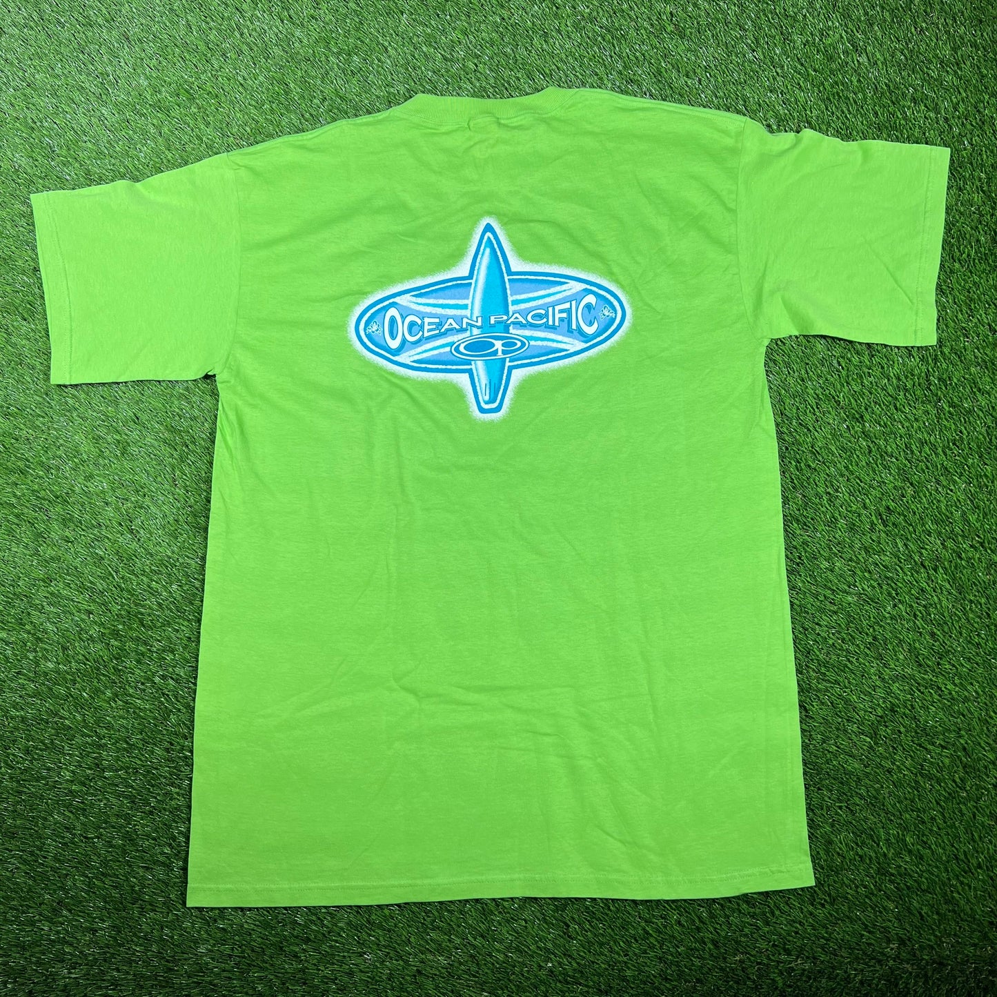 1990s Ocean Pacific Lime Green Size XL NEW v17416