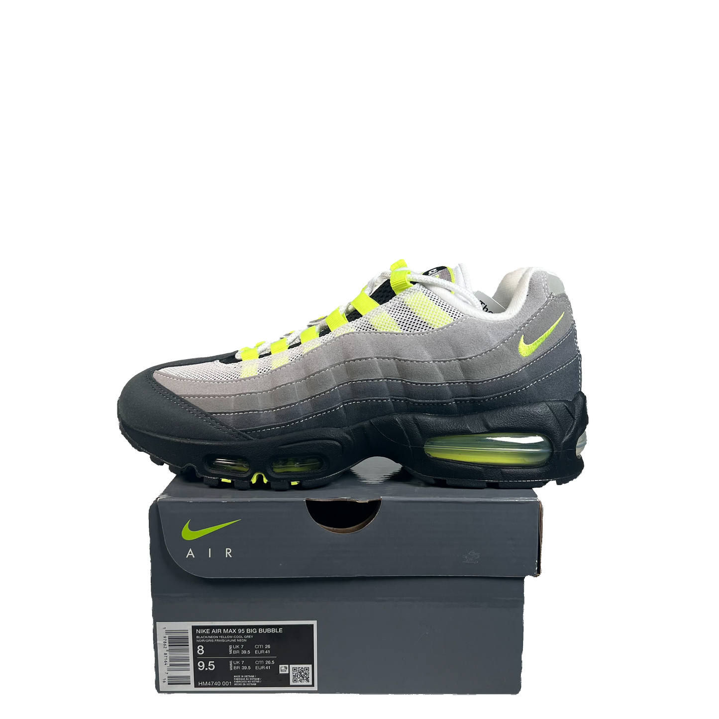 Nike Air Max 95 Big Bubble Neon (2025) Size 8 NEW s22031