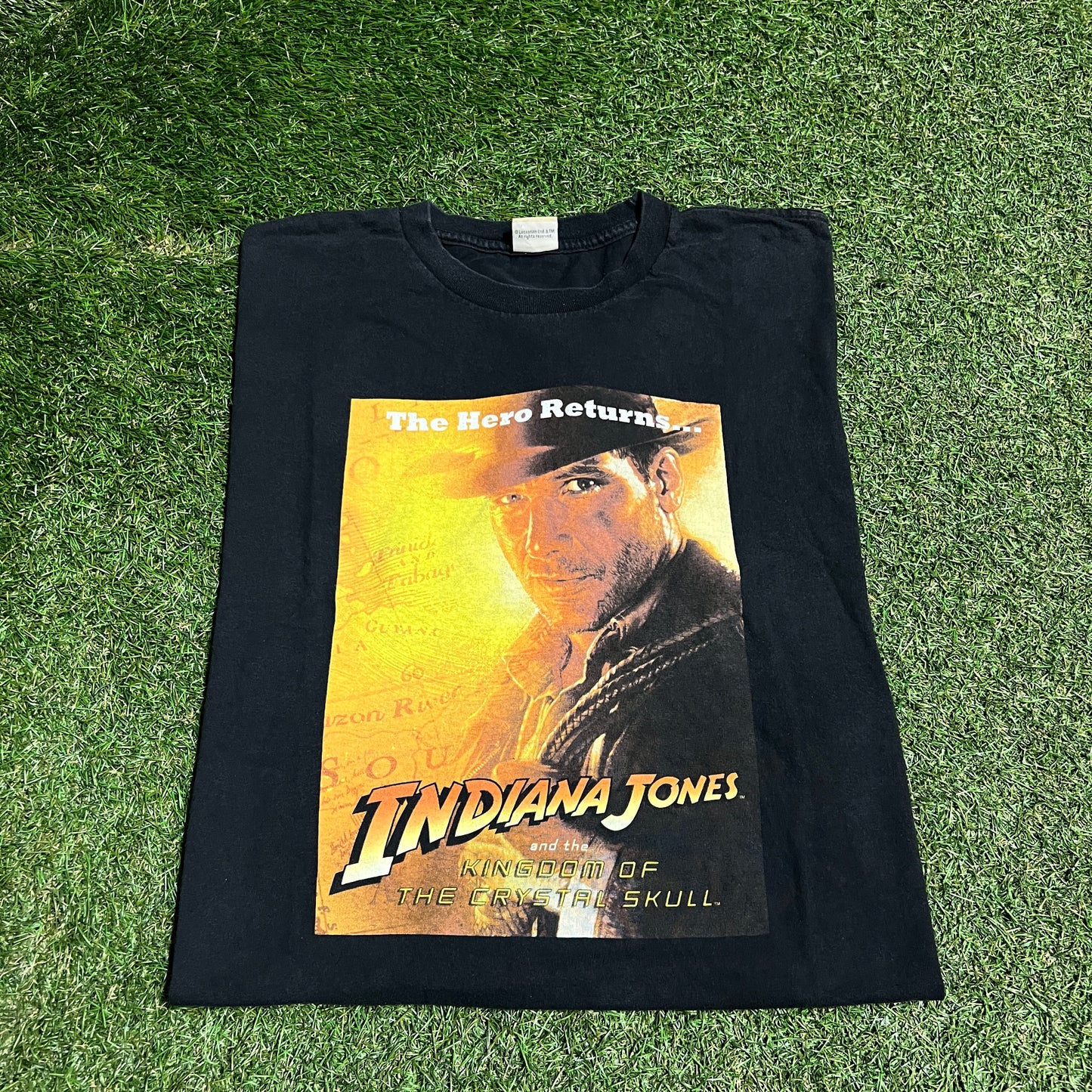 2008 Indiana Jones Kingdom of the Crystal Skull Size XL USED v15965