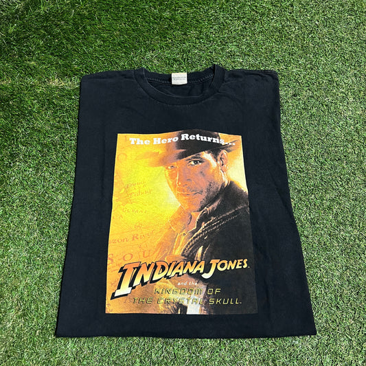 2008 Indiana Jones Kingdom of the Crystal Skull Size XL USED v15965