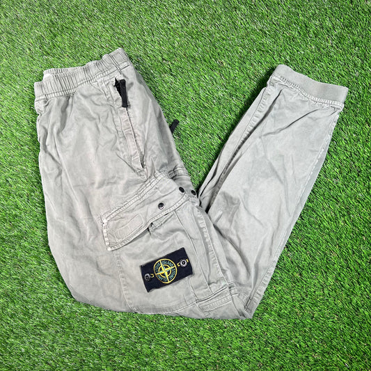 Stone Island Khaki Green Cargo Pants Size 33 USED x15237