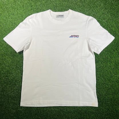 Zara Rhuigi White "Rhu" Tee Size Medium USED v17848