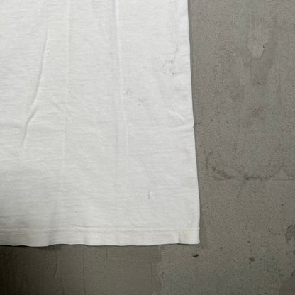 1996 Weird Al Yankovix Bad Hair Tour White Tee Size Large USED v20326