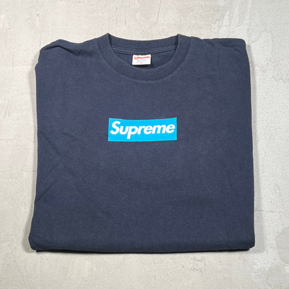 Supreme Icy Blue Box Logo Tee (2006) Size XL USED x16220