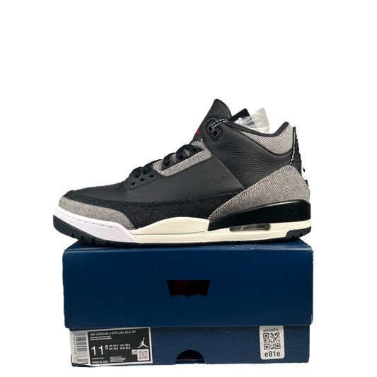 Jordan 3 Levi's Black (2026) Size 11.5 NEW s21055