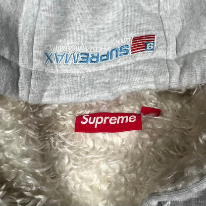 Supreme Racing Lined Zip Up Hoodie Grey (2026) Size Large NEW x18409