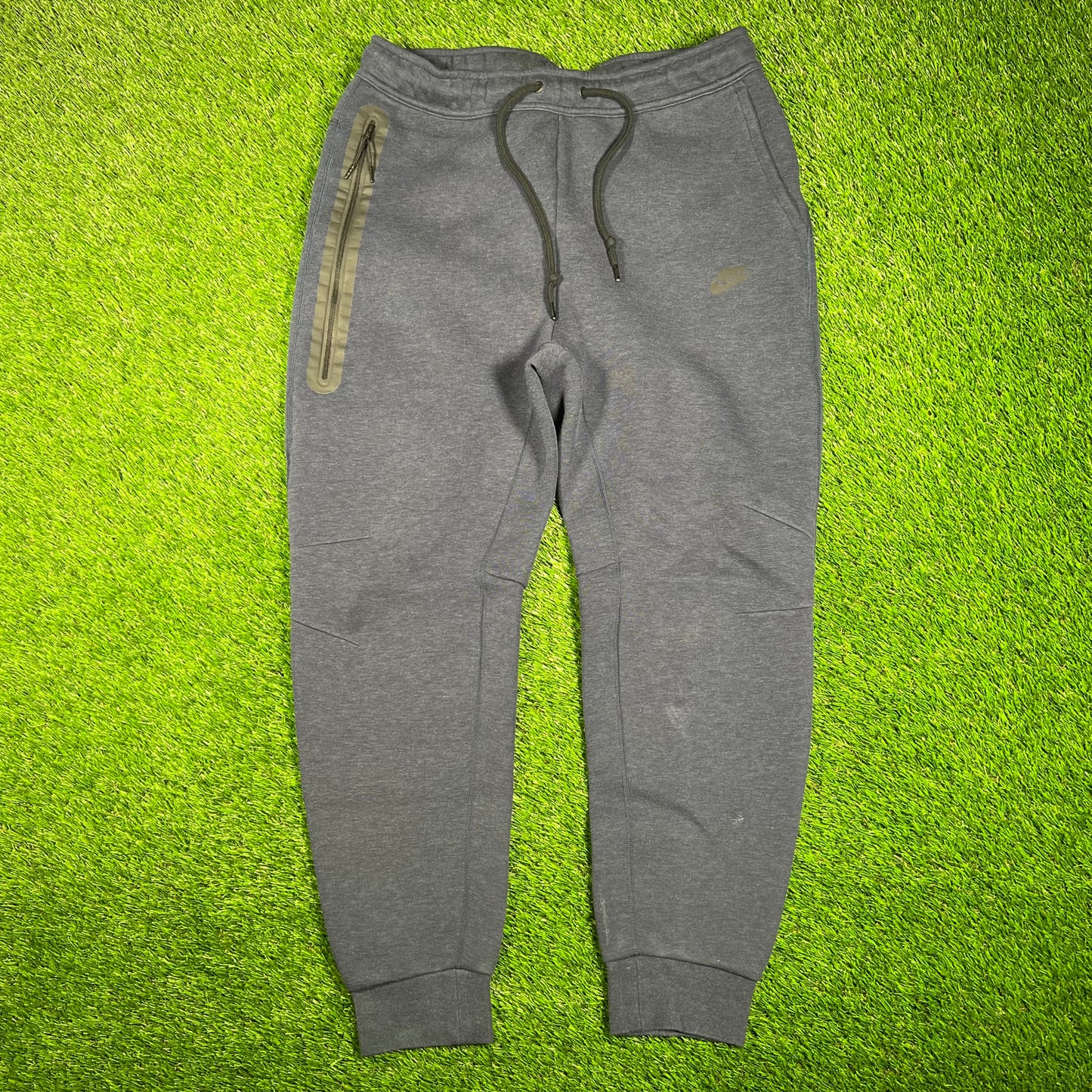 Nike Tech Fleece Washed Blue Pants Size Large USED v17930