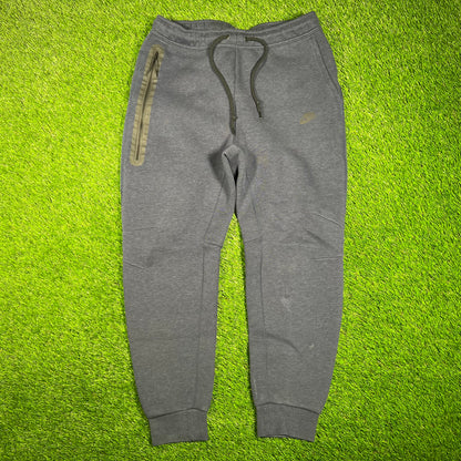 Nike Tech Fleece Washed Blue Pants Size Large USED v17930