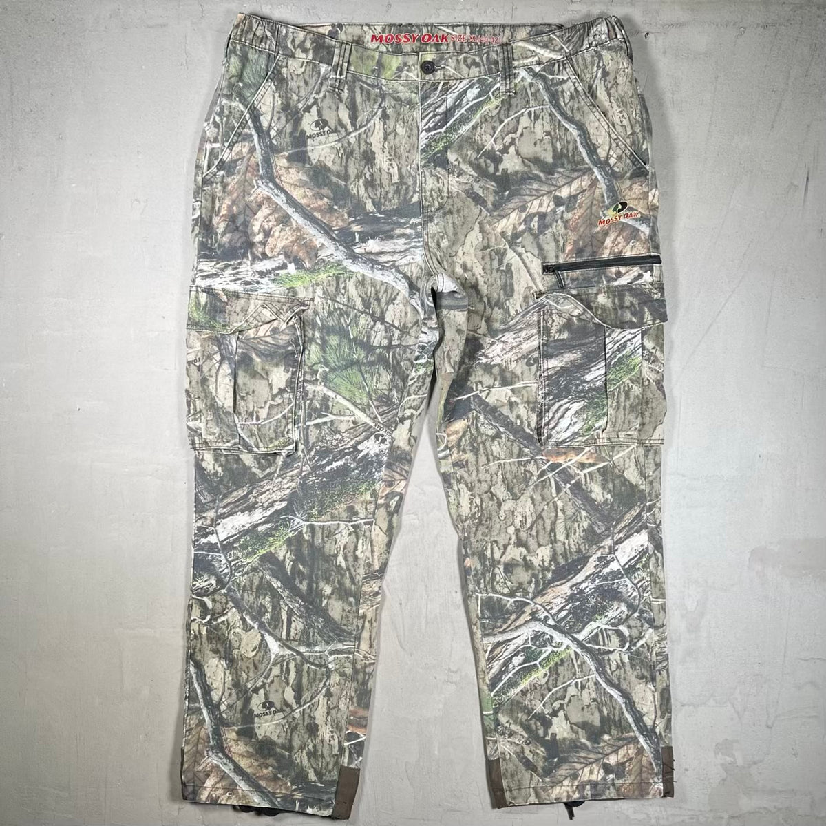 Y2K Mossy Woodland Camo Cargo Pants Size XL USED v20410