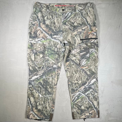 Y2K Mossy Woodland Camo Cargo Pants Size XL USED v20410