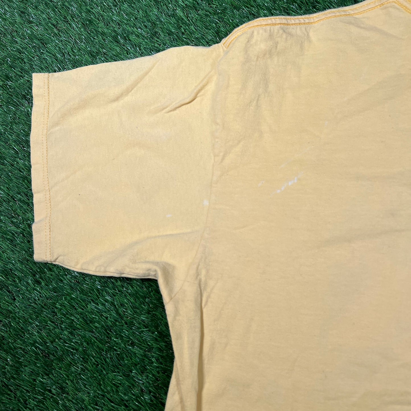 1990s Walk Disney World Yellow Tee Size XL USED v17856