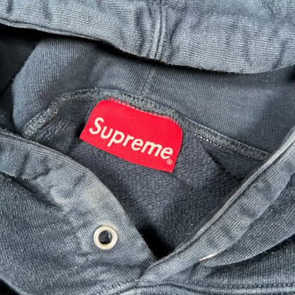Supreme Set In Navy Blue Hoodie (2019) Size Medium USED x18953