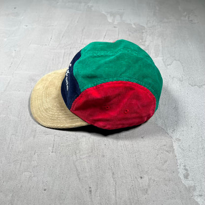 Supreme Corduroy Multicolor Camp Cap Hat (2023) USED x18556