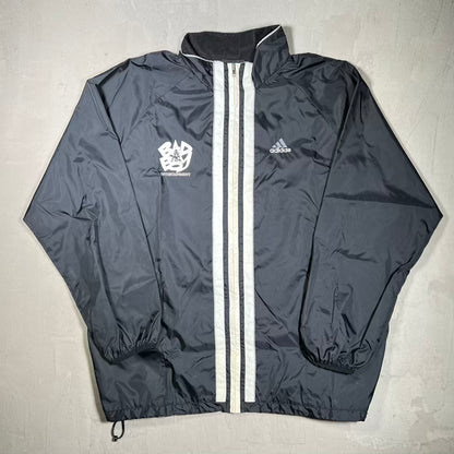 1990s Bad Boys Ent Adidas Promo Track Zip Up Black Jacket Size XXL USED v20110