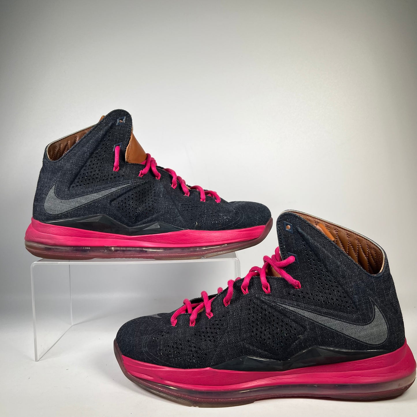 Nike Lebron X EXT Denim (2013) Size 12 USED s20776