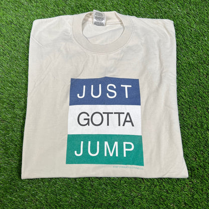 1997 "Just Gotta Jump" Cream Tee Size XL USED v16661