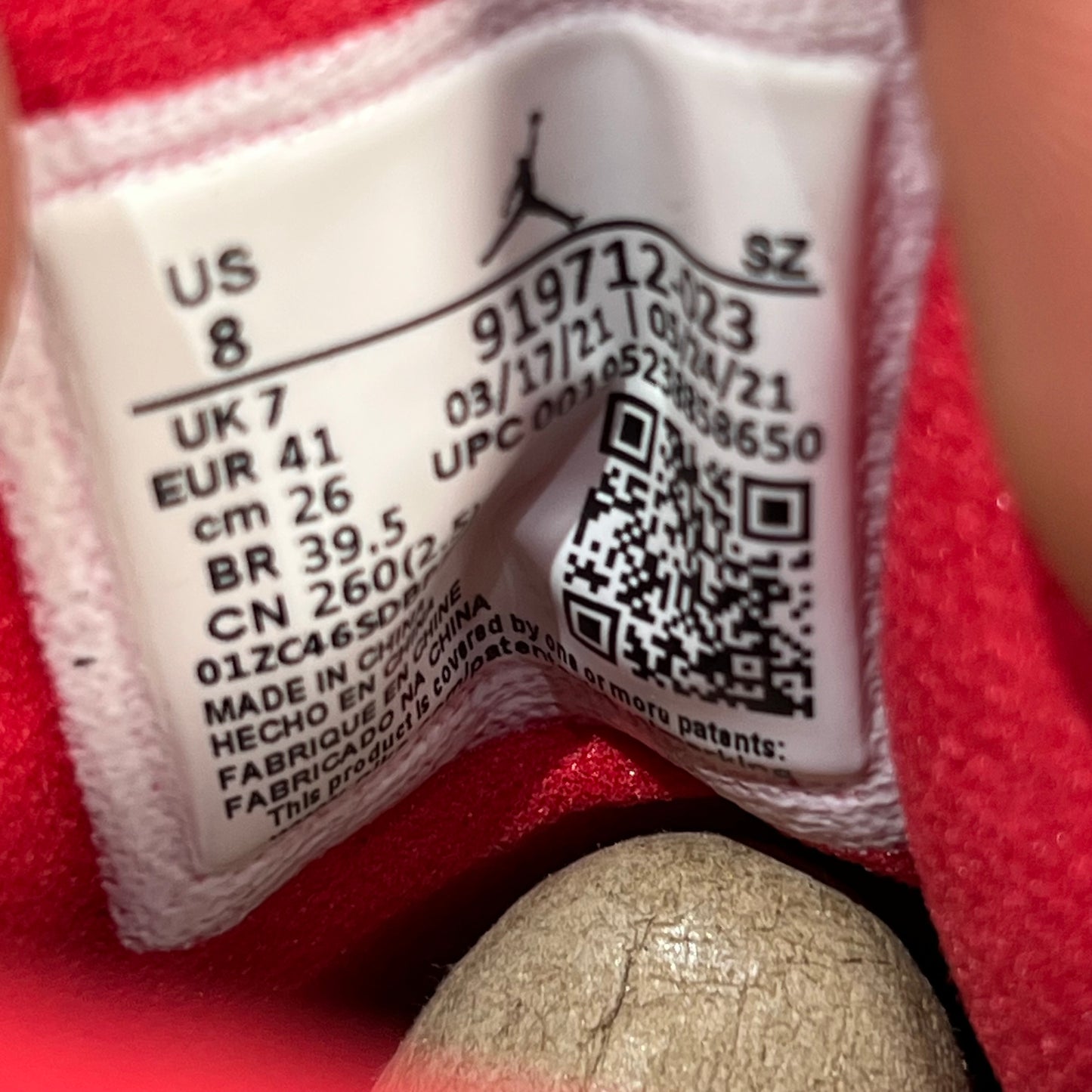 Jordan 11 Retro Low IE Bred (2021) Size 8 NEW s21158