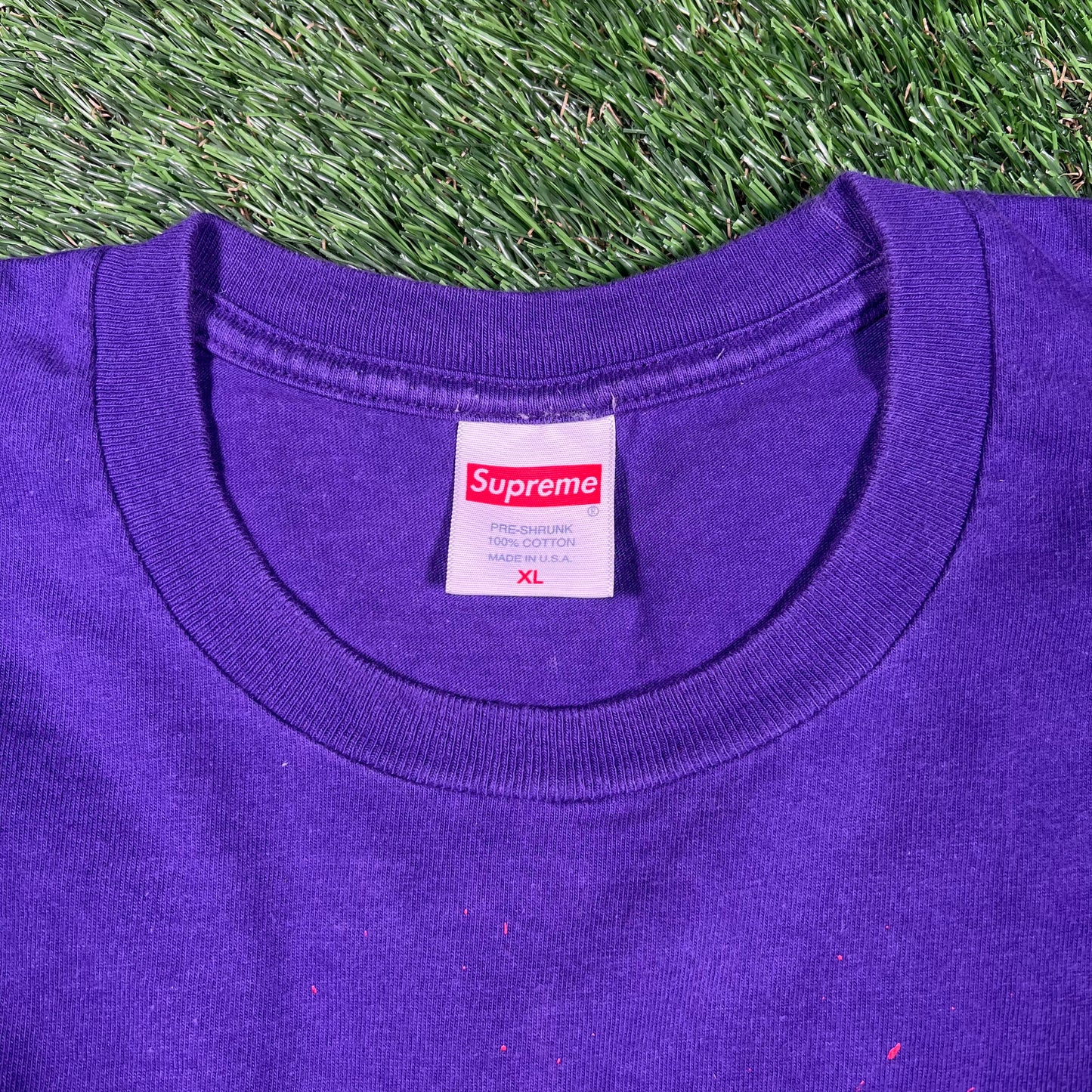 Supreme Ralph Steadman Purple Skull Tee (2022) Size XL USED s19927