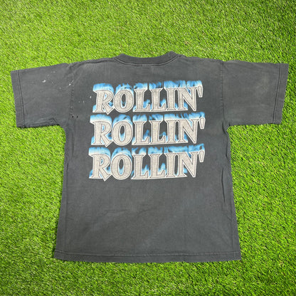 2001 Undertaker "Deadman Inc." Black Tee Size Small USED v17373