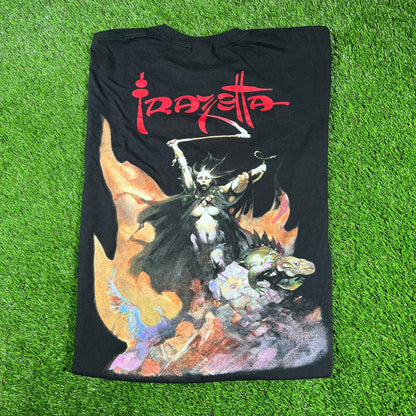 Supreme Frank Frazetta Black Woman with Scythe Tee Size XL USED x14472