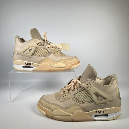 Jordan 4 Off White Sail Size 7.5m / 9w USED s15717