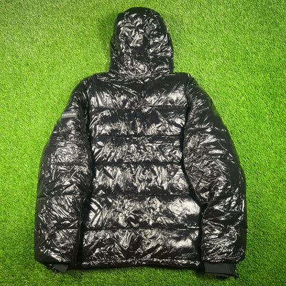 Calvin Klein Black Puffer Jacket Size XL USED v17550