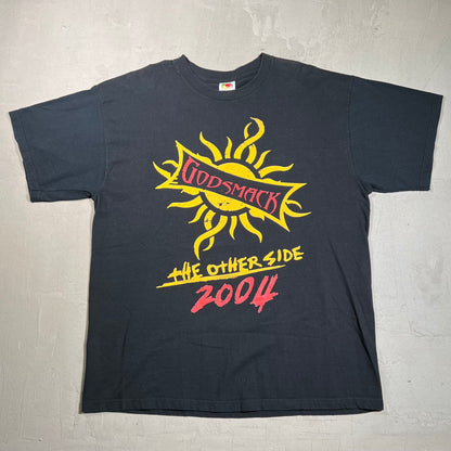 2004 Godsmack The Other Side Tour Black Tee Size XL USED v19451