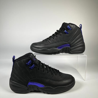 Jordan 12 Black Dark Concord (2020) Size 6Y USED s18956