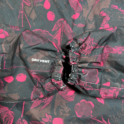 The North Face Dryvent Womens Superlu Insulated Floral Pink Jacket Size Medium USED v18501