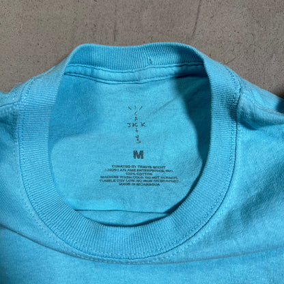 Travis Scott Class of 2020 Blue Tee Size Medium USED x17673