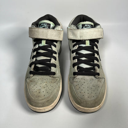 Nike SB Dunk Mid Sea Crystal Ice Green (2009) Size 9.5 USED s17775