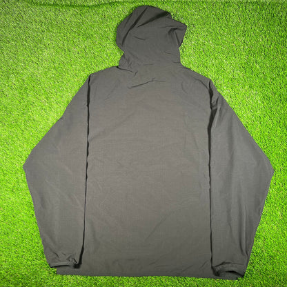 Adidas Fear of God Athletics Stretch Woven Running Black Hoodie Size Medium NEW x15606