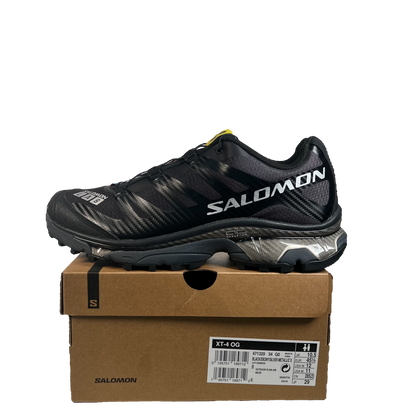 Salomon XT 4 Black Silver Metallic (2023) Size 11 USED s22390