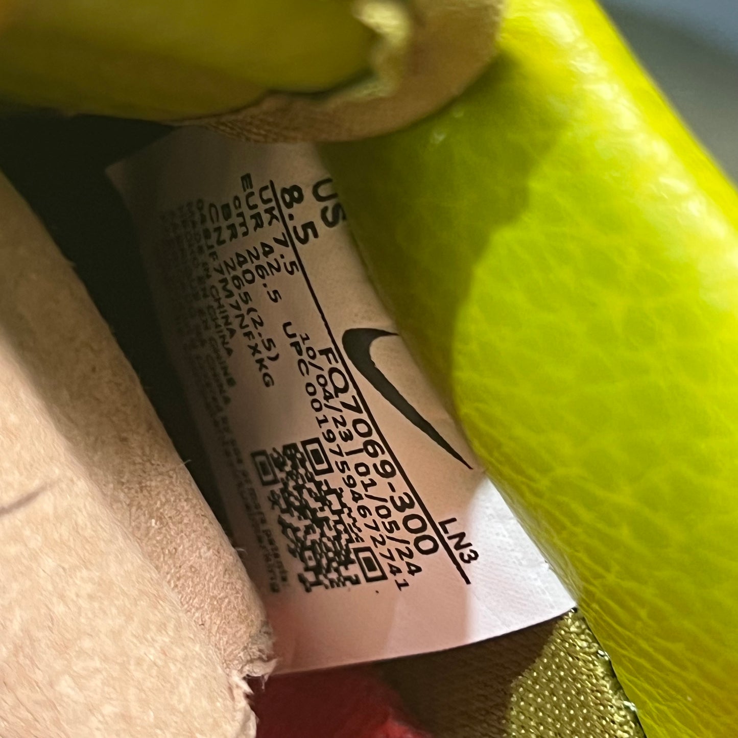 Nike Air Force 1 CPFM Market Moss (2024) Size 8.5 NEW s21427