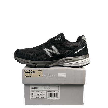 New Balance 990v4 Miusa Black Silver Size 8 NEW s14819