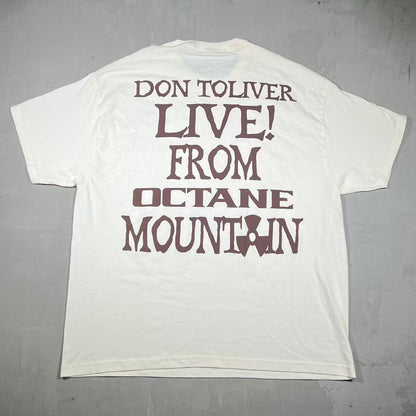 Don Toliver Octane Tour Live From Mountain Off White Tee Size XXL USED x18698