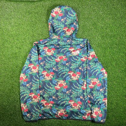 North Face 3 Fish Studios Mushroom Anorak Size Large USED v17969