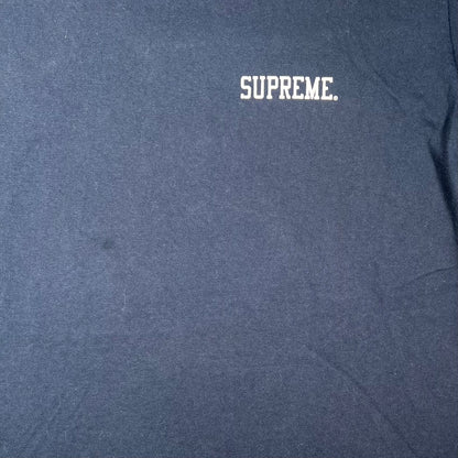 2015 Supreme ET Navy Tee Size Medium USED x14565