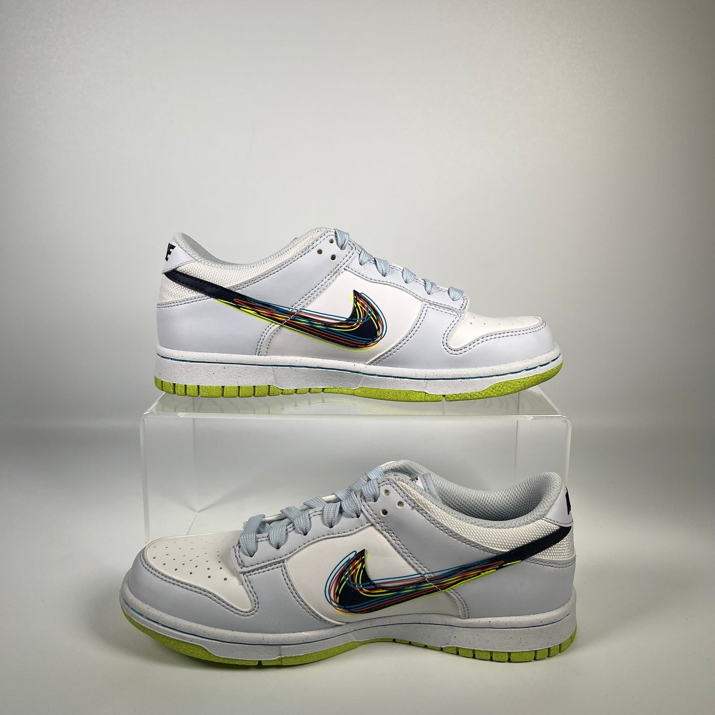 Nike Dunk Low 3D Swoosh Grey (2022) Size 6y NEW s17904