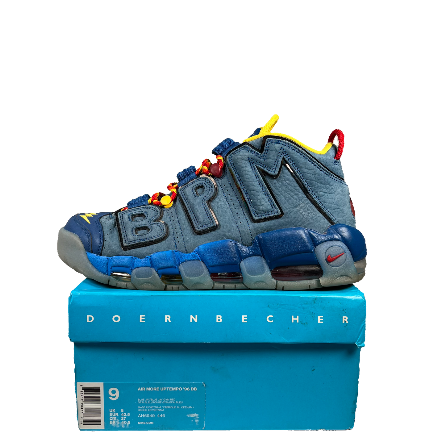 Nike Air More Uptempo Doernbecher (2017) Size 9 USED S19604