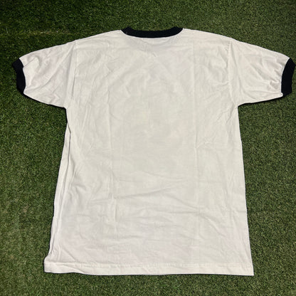 1990s Scooby Doo Shaggy White Ringer Tee Size XL USED v16385