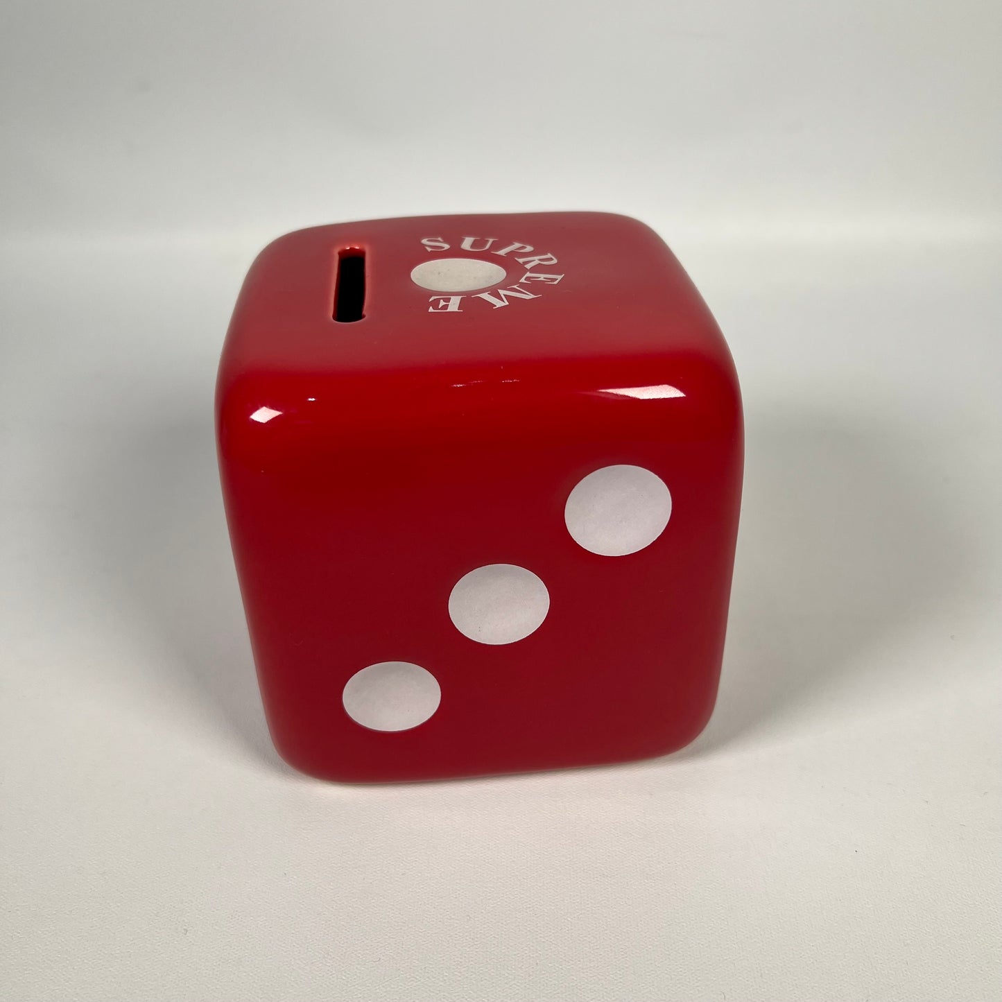 Supreme Ceramic Dice Piggy Bank Red (2011) USED x14330