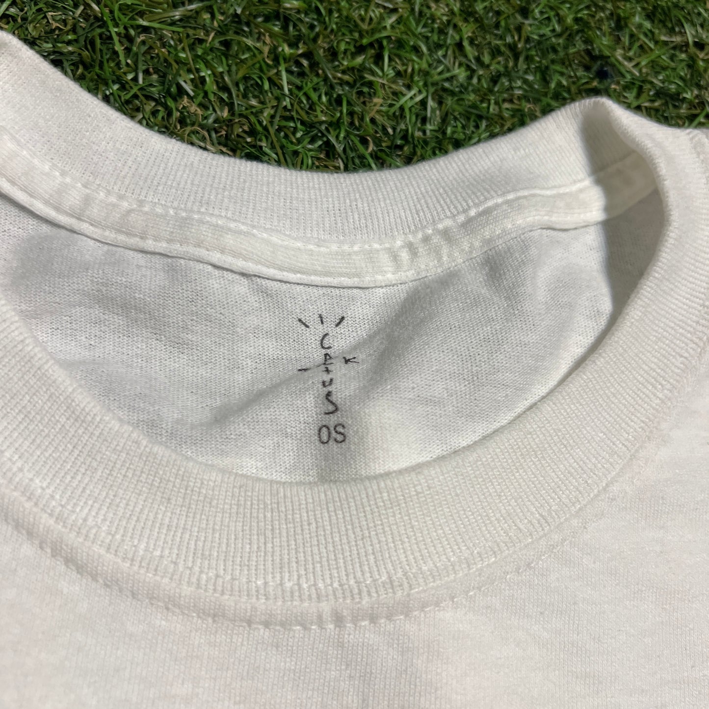 Travis Scott Got Em Bamboozled White Tee Size XL USED x13491