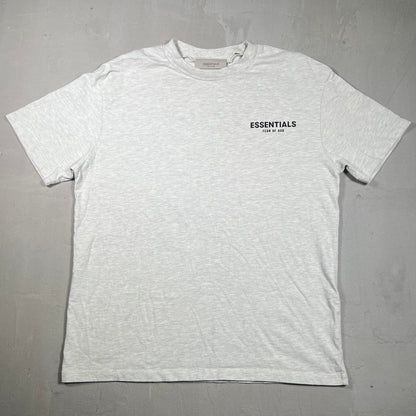 Fear of God FOG Essentials Grey Tee Size Medium USED x17402