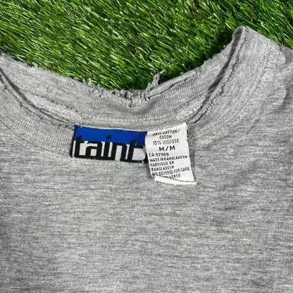 Y2K Taint Your Girl My Girl Grey Tee Size Medium USED v17350