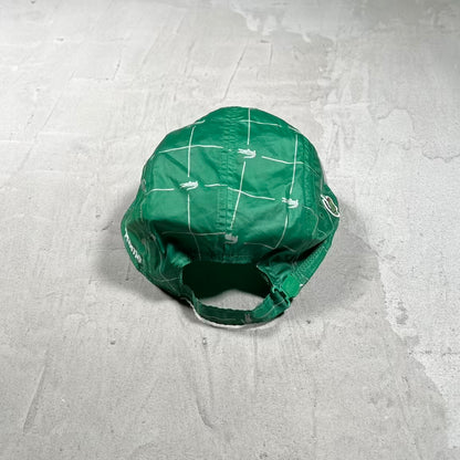 Supreme Lacoste Reflective Grid Cap Green (2018) USED x18515